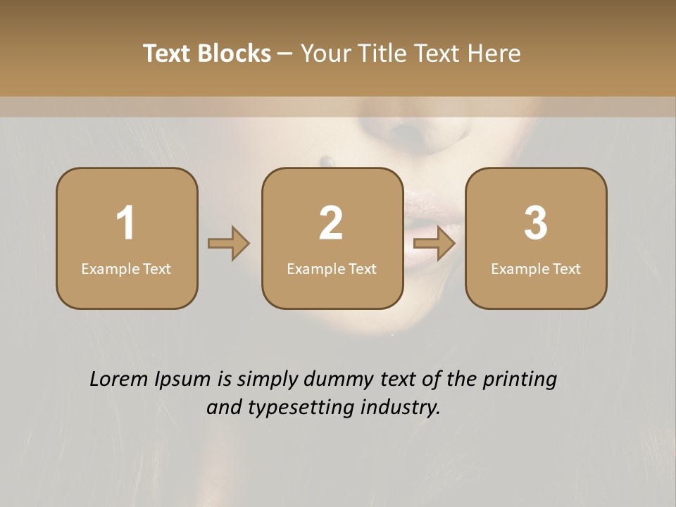 Glamorous Glamour Pretty PowerPoint Template