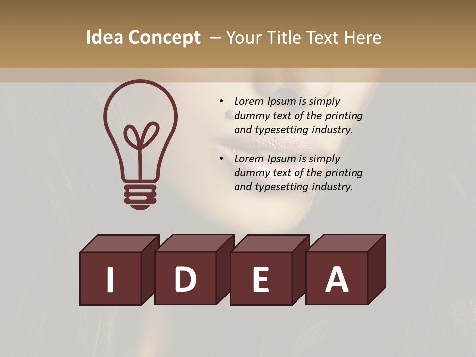 Glamorous Glamour Pretty PowerPoint Template