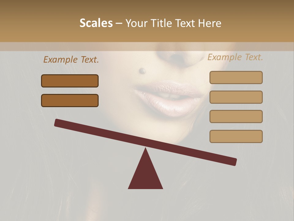 Glamorous Glamour Pretty PowerPoint Template