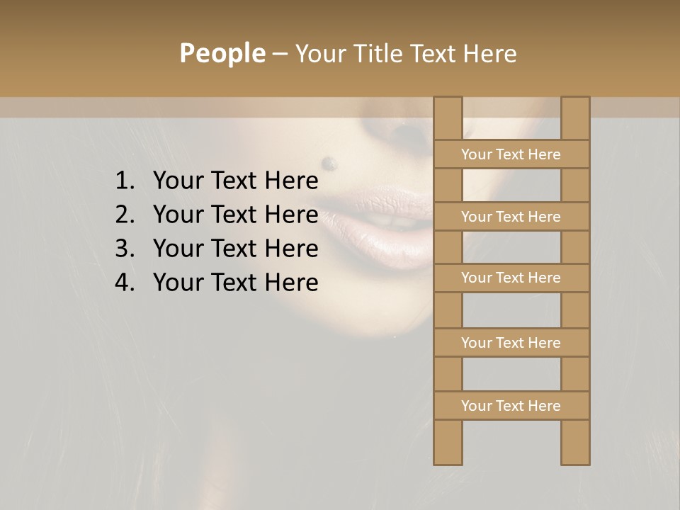 Glamorous Glamour Pretty PowerPoint Template