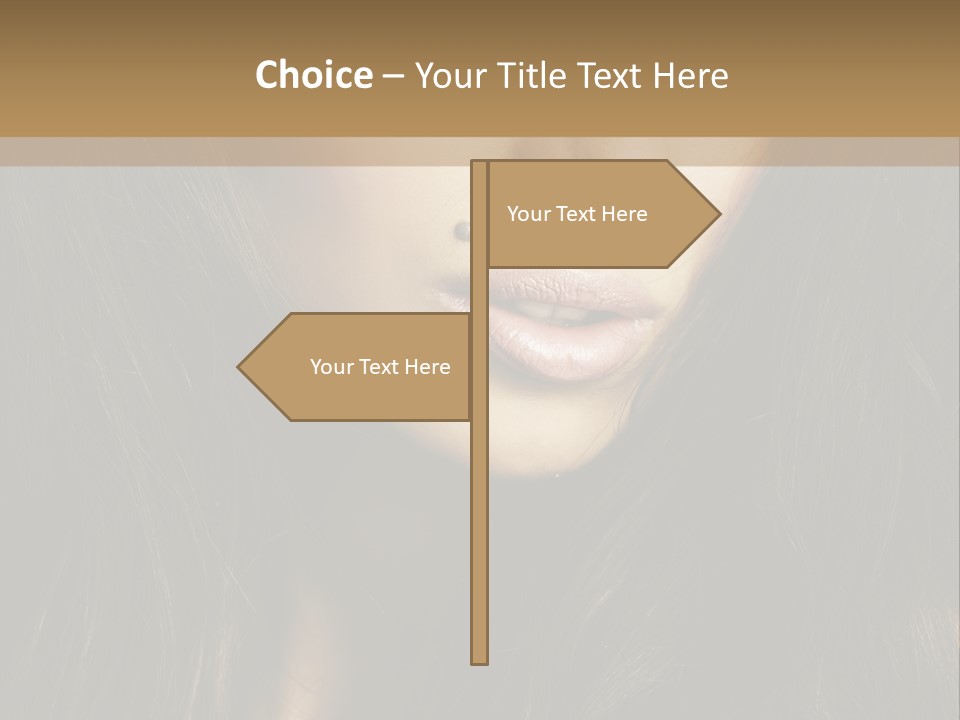 Glamorous Glamour Pretty PowerPoint Template