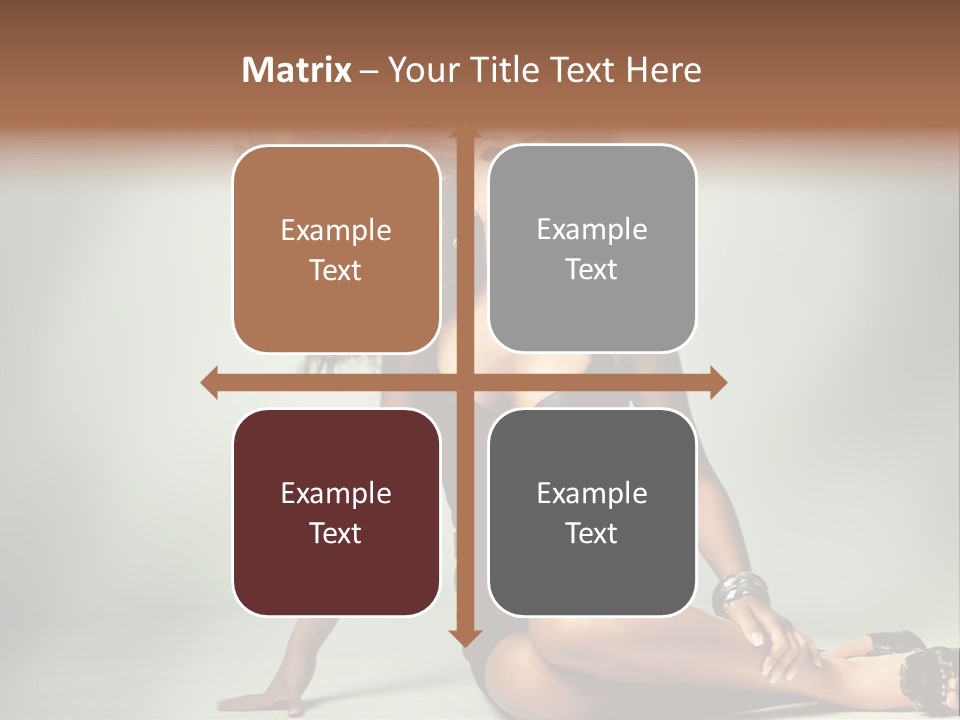 Curly Shiny Hairstyle PowerPoint Template