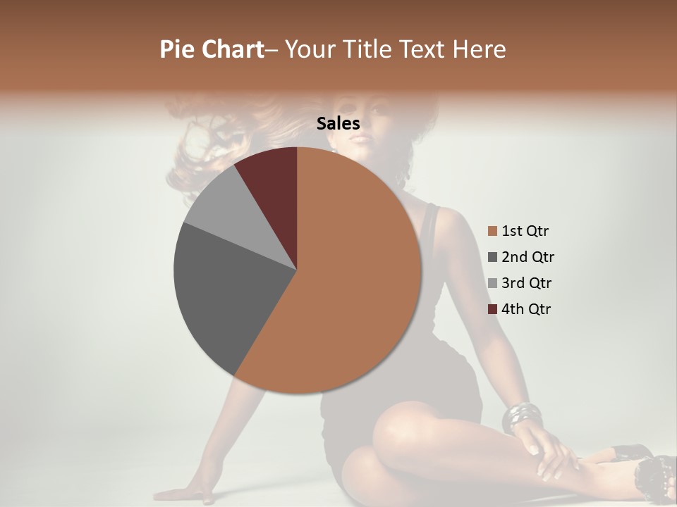 Curly Shiny Hairstyle PowerPoint Template