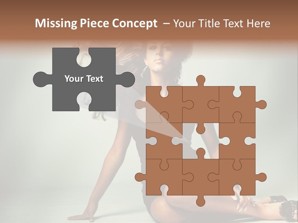 Curly Shiny Hairstyle PowerPoint Template