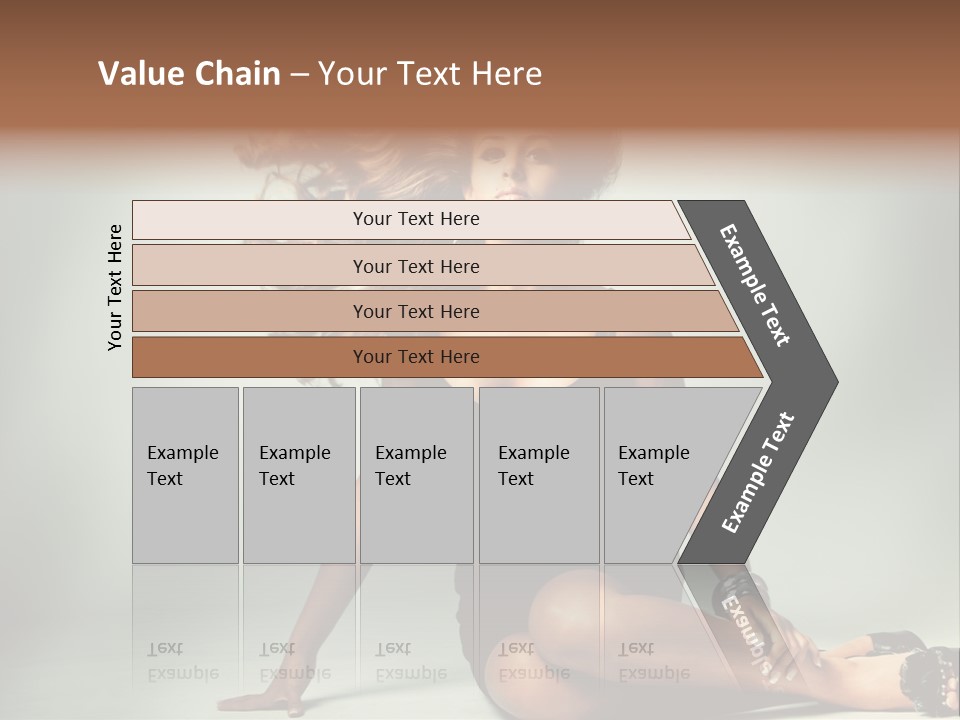 Curly Shiny Hairstyle PowerPoint Template