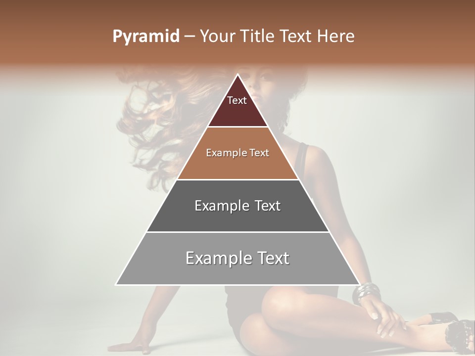 Curly Shiny Hairstyle PowerPoint Template