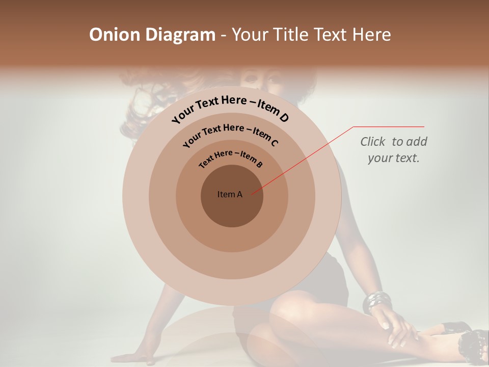 Curly Shiny Hairstyle PowerPoint Template