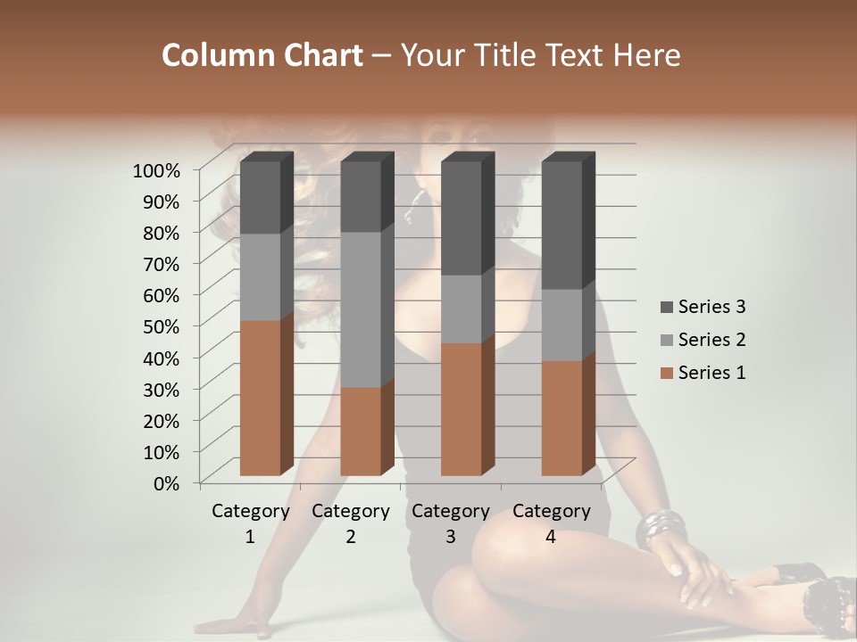 Curly Shiny Hairstyle PowerPoint Template