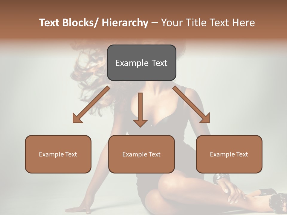 Curly Shiny Hairstyle PowerPoint Template