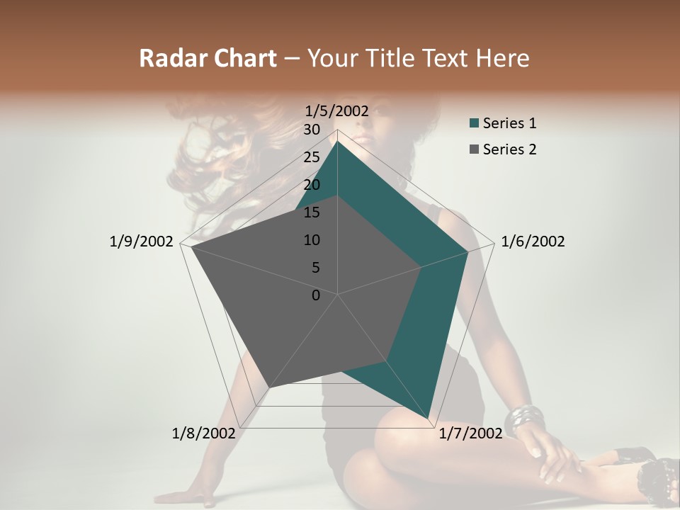 Curly Shiny Hairstyle PowerPoint Template