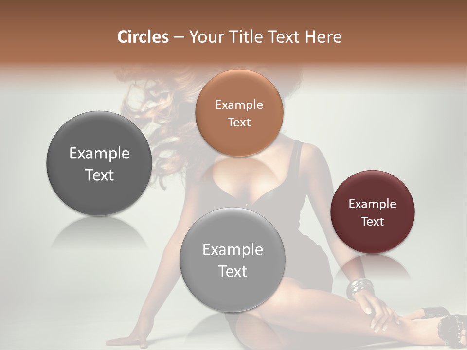 Curly Shiny Hairstyle PowerPoint Template