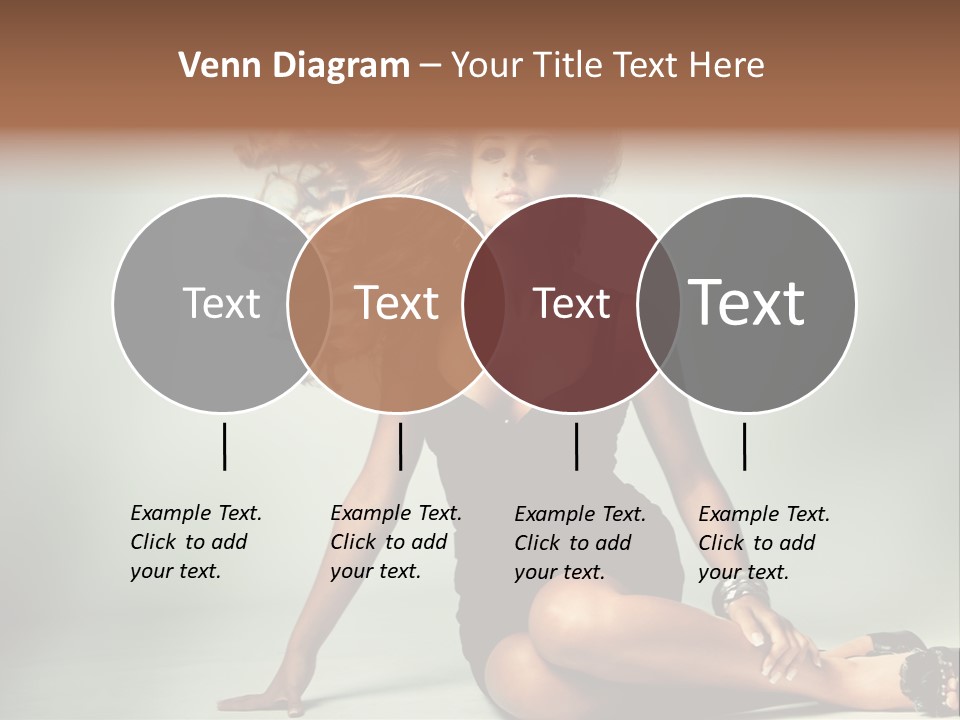 Curly Shiny Hairstyle PowerPoint Template