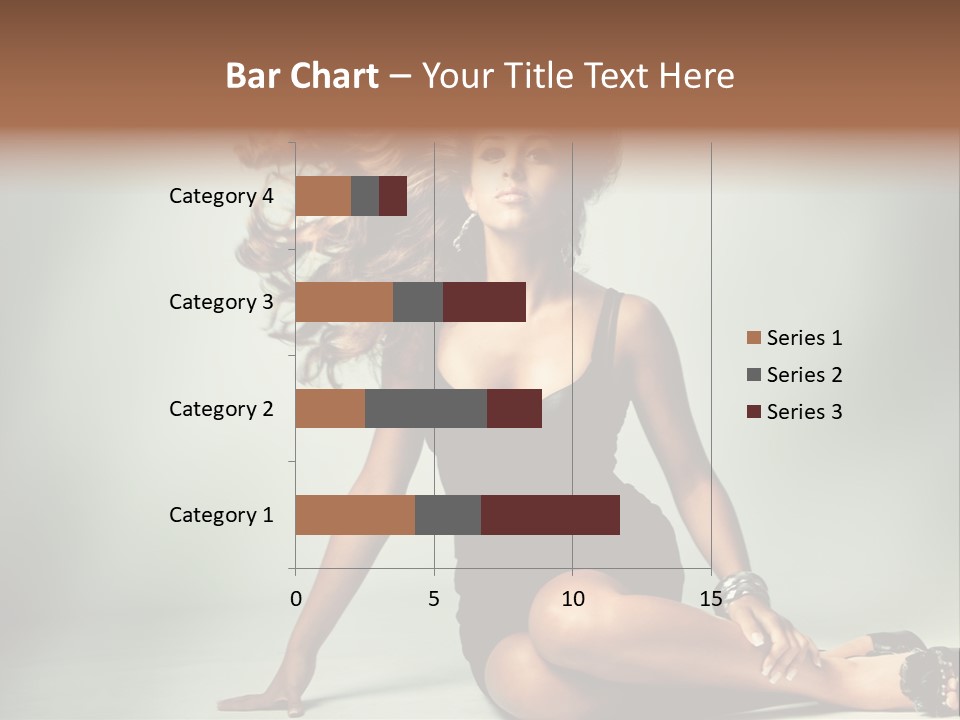 Curly Shiny Hairstyle PowerPoint Template