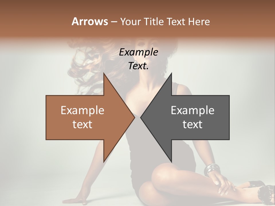 Curly Shiny Hairstyle PowerPoint Template