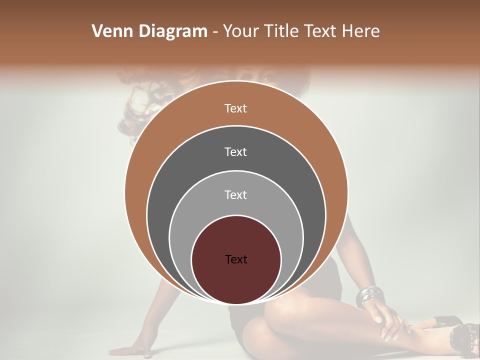 Curly Shiny Hairstyle PowerPoint Template