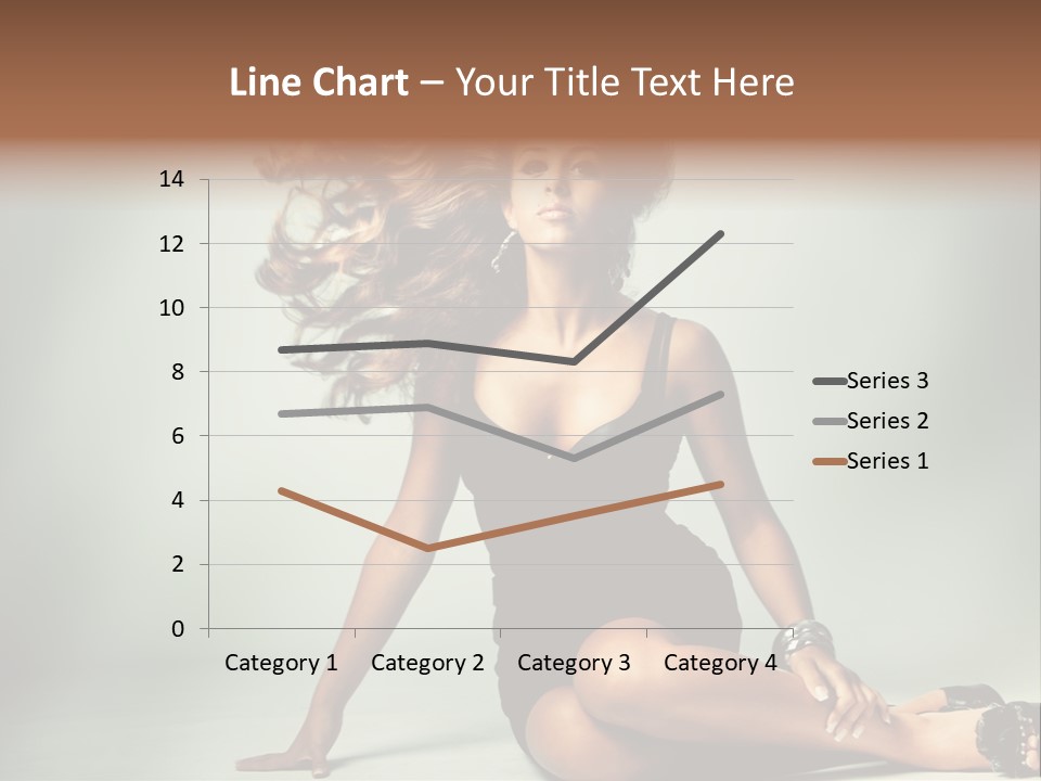 Curly Shiny Hairstyle PowerPoint Template