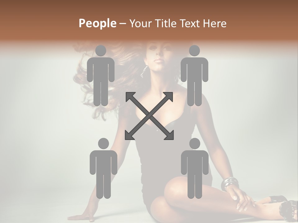 Curly Shiny Hairstyle PowerPoint Template