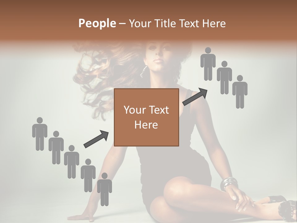 Curly Shiny Hairstyle PowerPoint Template