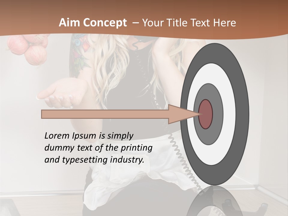 Pin Up Pinup Lovely PowerPoint Template