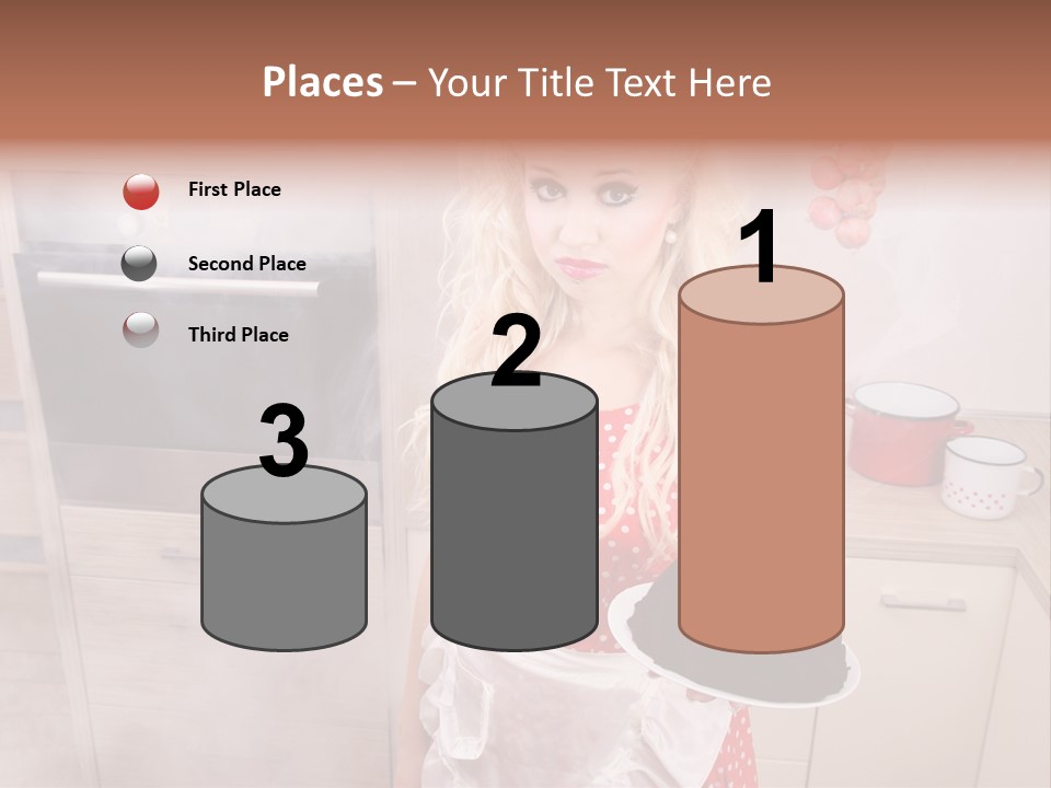 Humor Humorous Housewife PowerPoint Template