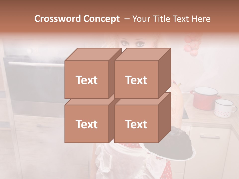 Humor Humorous Housewife PowerPoint Template