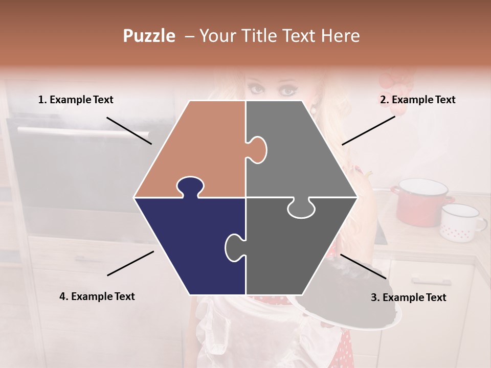 Humor Humorous Housewife PowerPoint Template