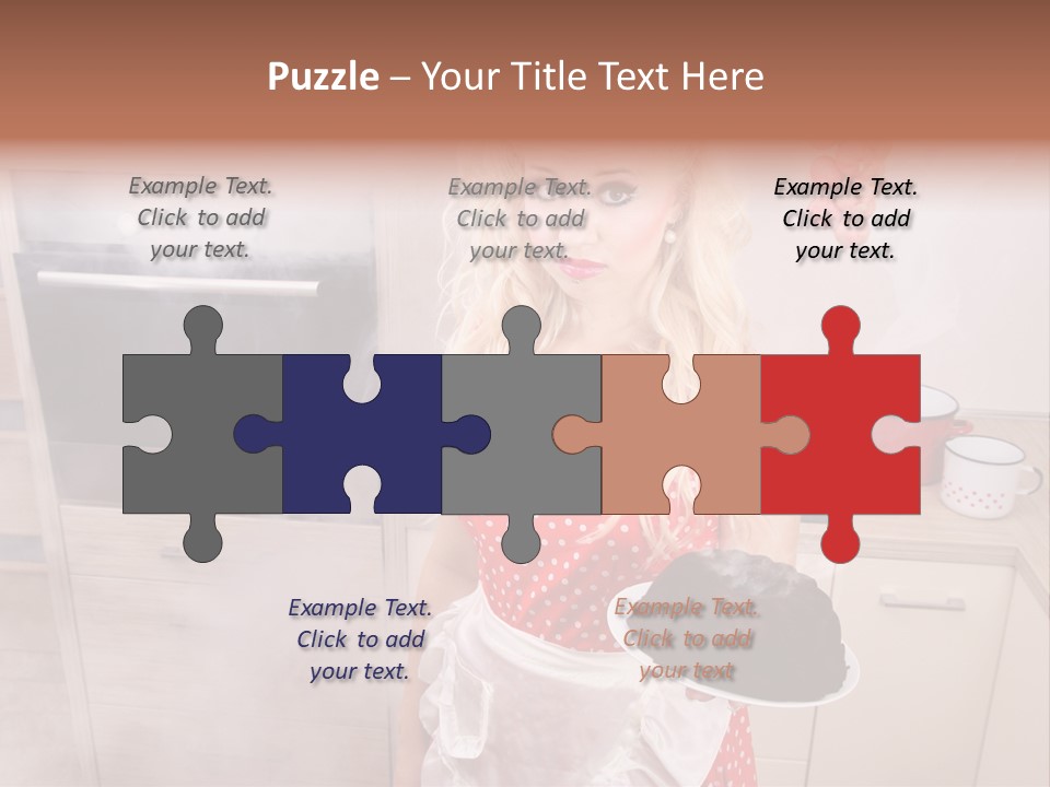 Humor Humorous Housewife PowerPoint Template