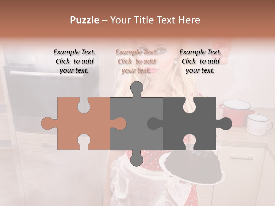 Humor Humorous Housewife PowerPoint Template