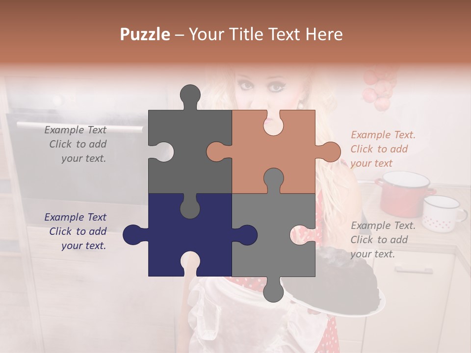 Humor Humorous Housewife PowerPoint Template