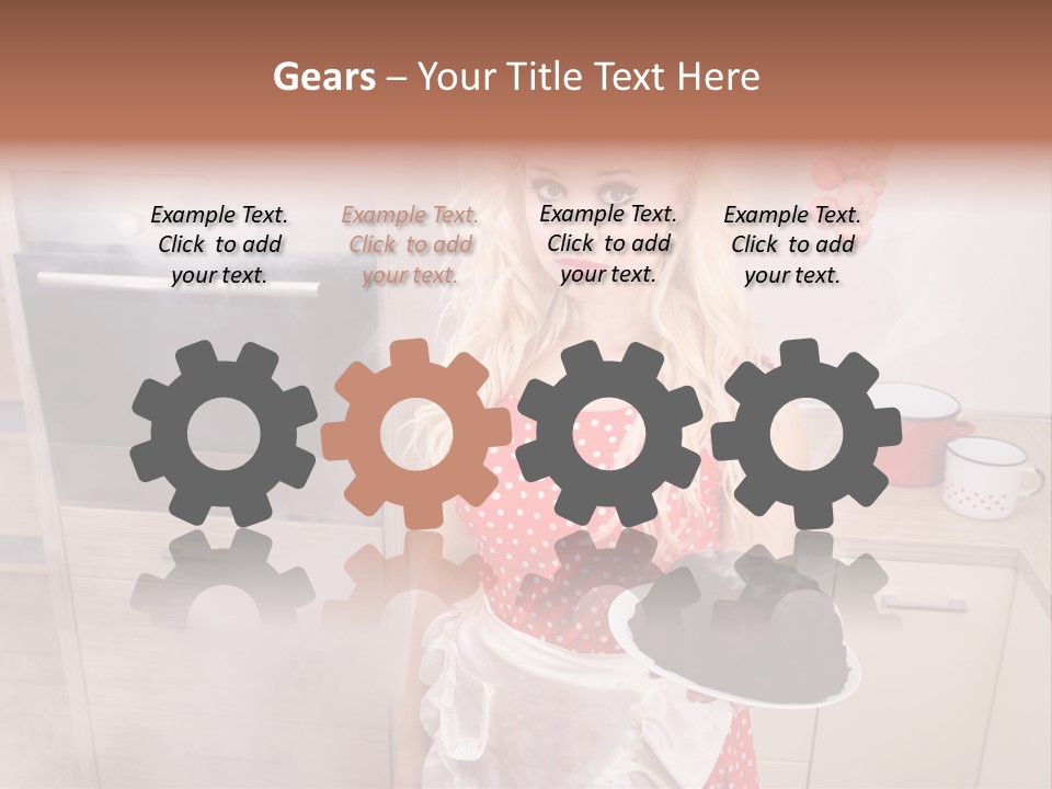 Humor Humorous Housewife PowerPoint Template