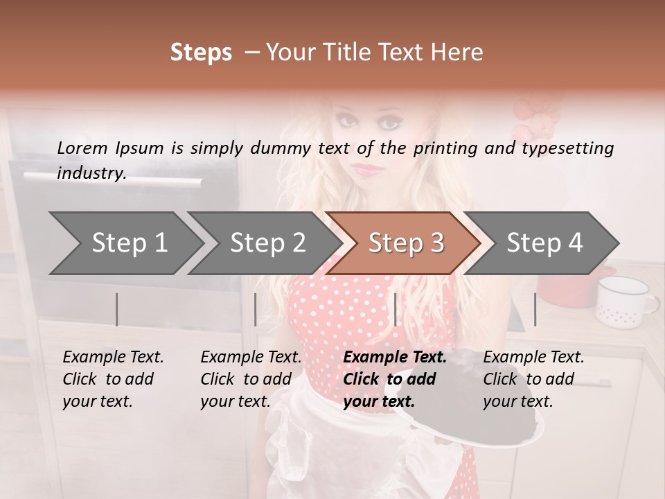 Humor Humorous Housewife PowerPoint Template