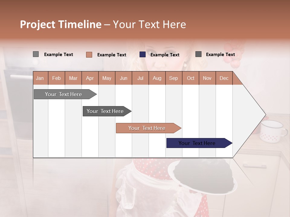 Humor Humorous Housewife PowerPoint Template