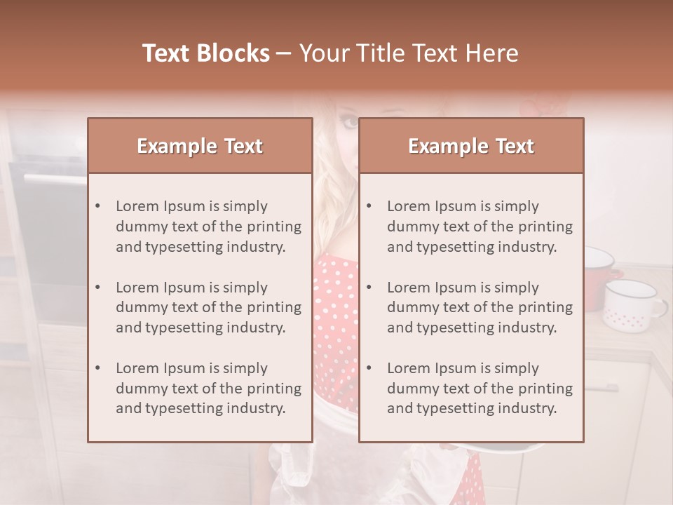 Humor Humorous Housewife PowerPoint Template