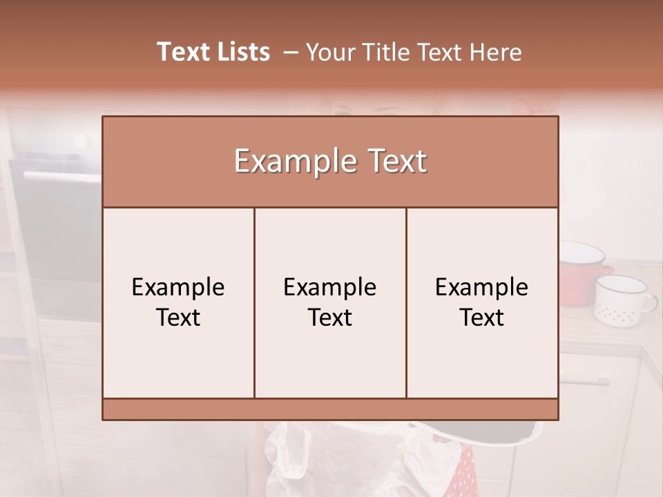 Humor Humorous Housewife PowerPoint Template