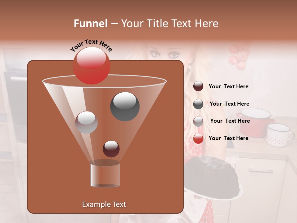 Humor Humorous Housewife PowerPoint Template