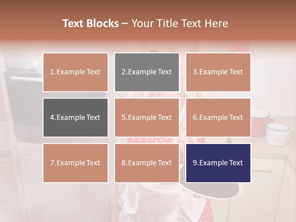 Humor Humorous Housewife PowerPoint Template