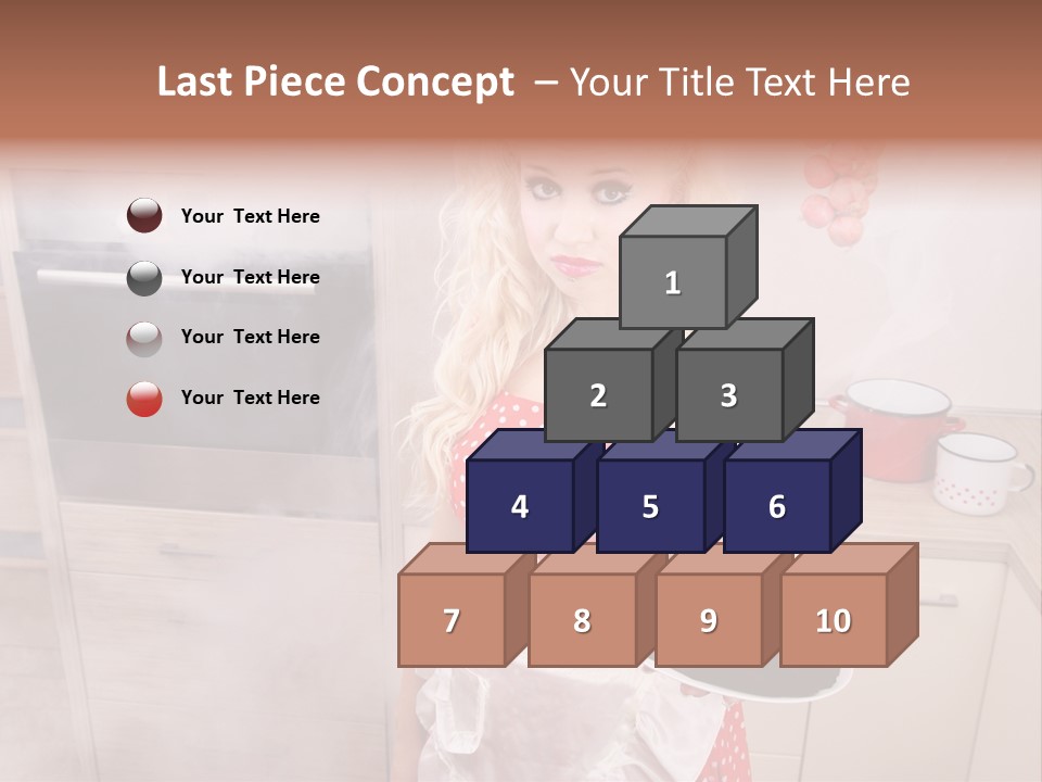 Humor Humorous Housewife PowerPoint Template