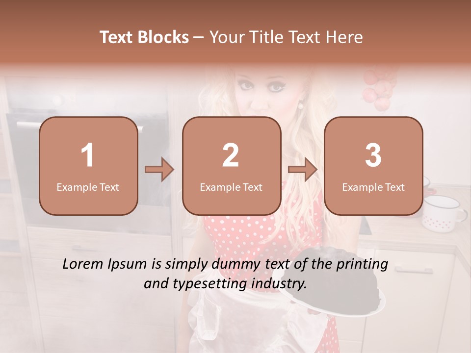 Humor Humorous Housewife PowerPoint Template