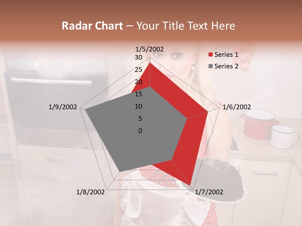 Humor Humorous Housewife PowerPoint Template