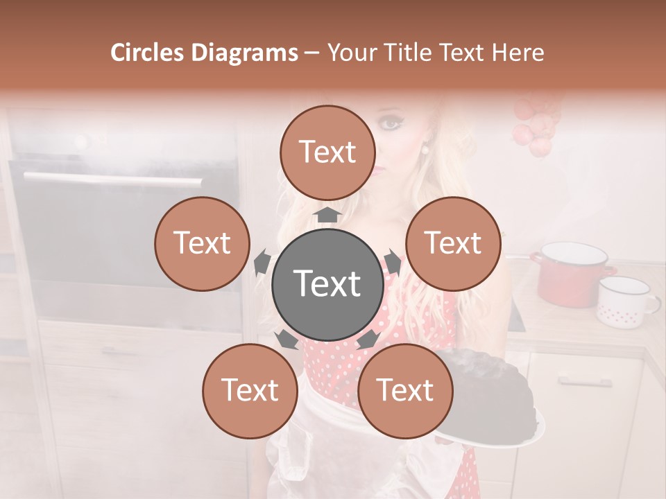 Humor Humorous Housewife PowerPoint Template