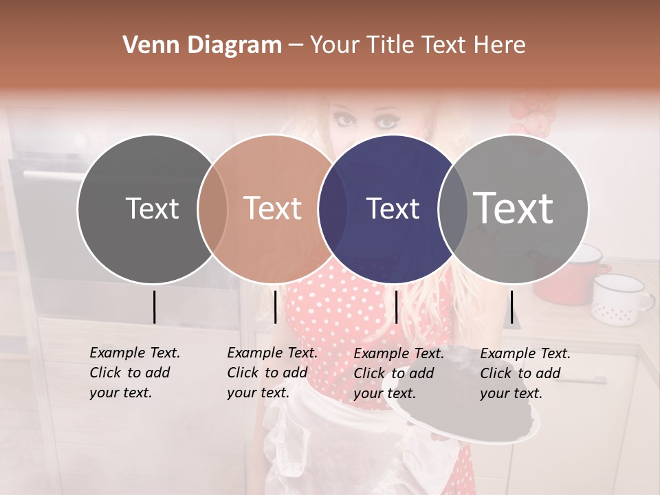 Humor Humorous Housewife PowerPoint Template