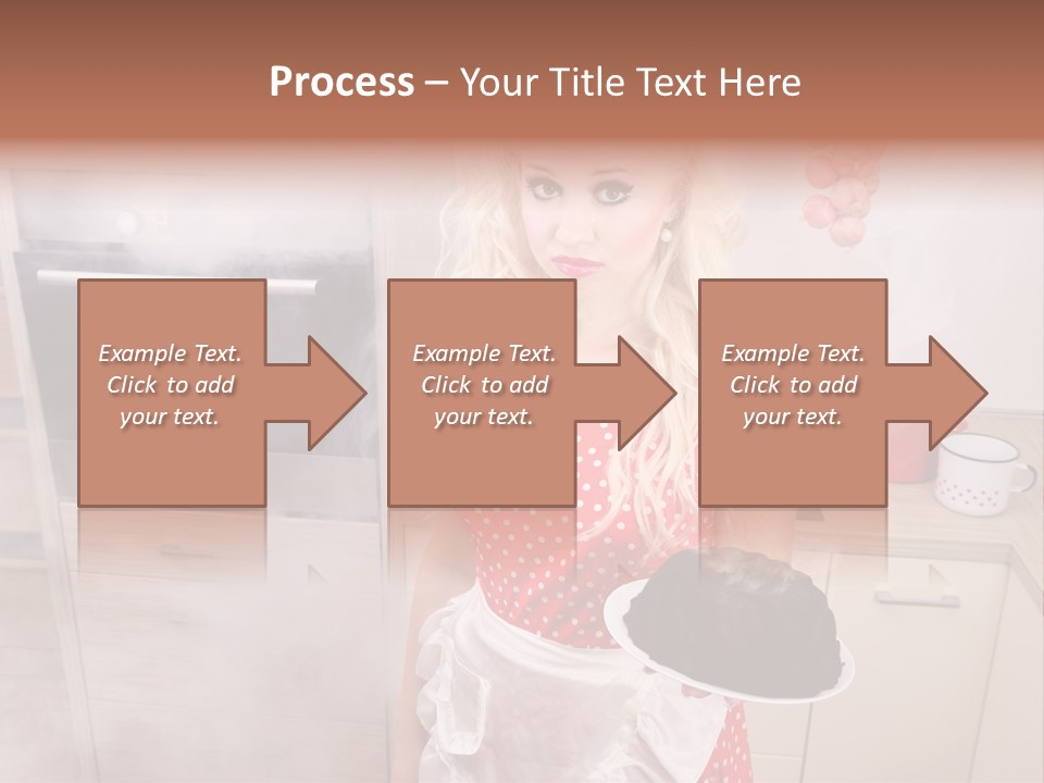 Humor Humorous Housewife PowerPoint Template