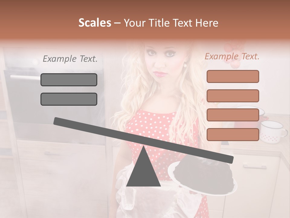 Humor Humorous Housewife PowerPoint Template