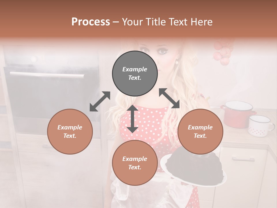 Humor Humorous Housewife PowerPoint Template