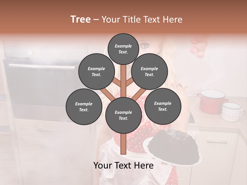 Humor Humorous Housewife PowerPoint Template