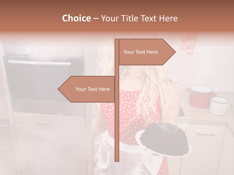 Humor Humorous Housewife PowerPoint Template