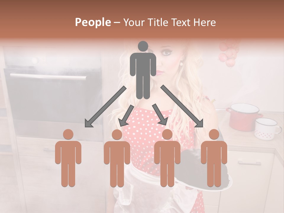 Humor Humorous Housewife PowerPoint Template