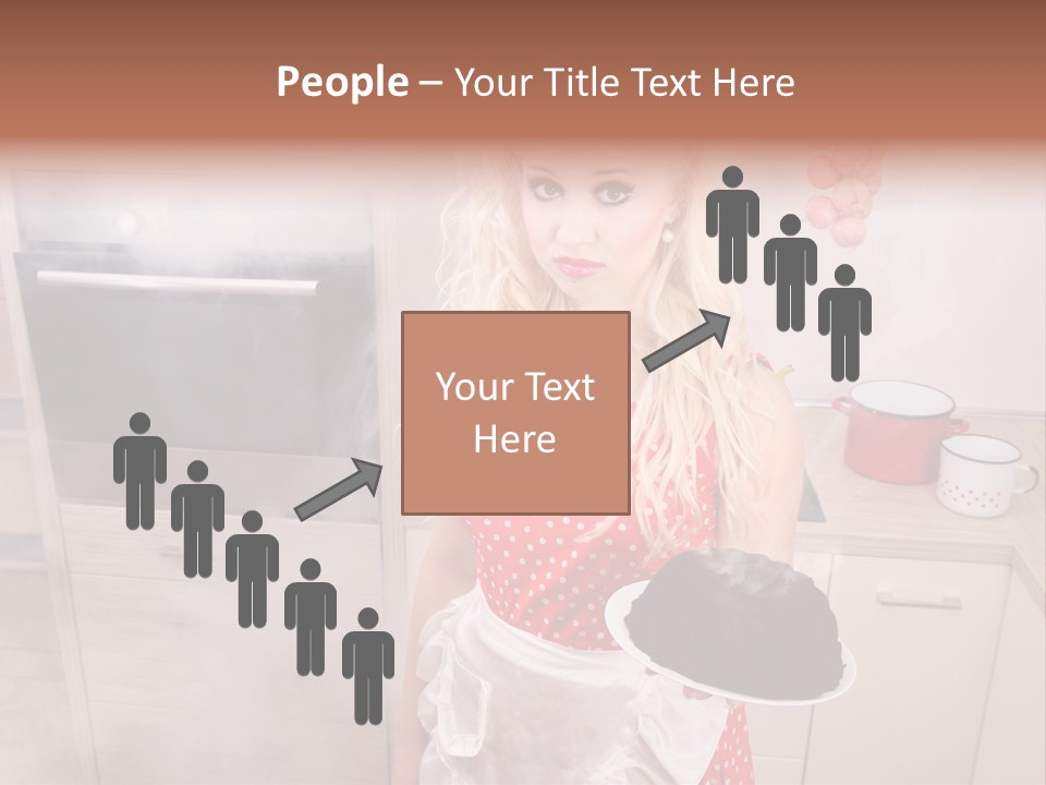 Humor Humorous Housewife PowerPoint Template