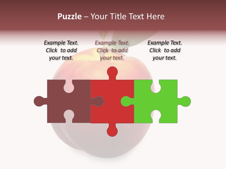 Fresh Fruit White PowerPoint Template