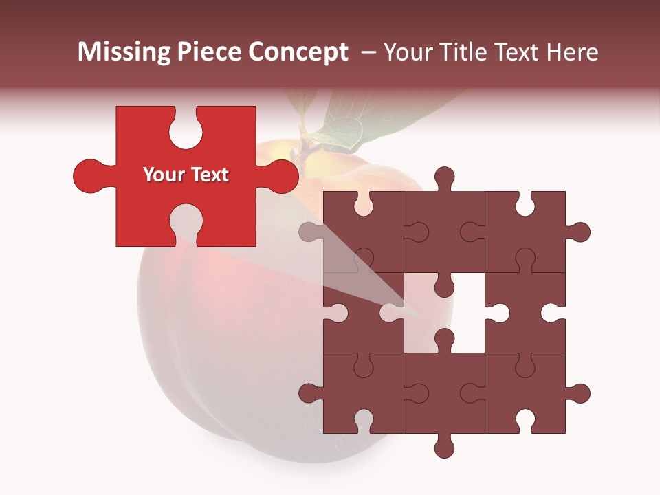 Fresh Fruit White PowerPoint Template